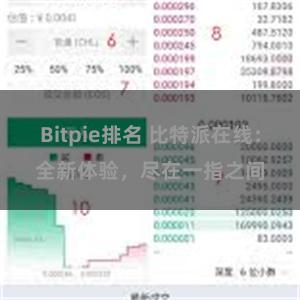Bitpie排名 比特派在线：全新体验，尽在一指之间