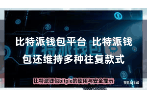 比特派钱包平台  比特派钱包还维持多种往复款式